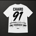 T-shirt CHARO Blanc Édition collector 🦅🇫🇷